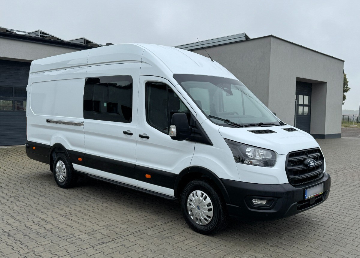 Ford Transit L4H3 Brygadówka 6 osoób 6tyś km przebiegu NOWE AUTO SALON PL FV23 - Duplakabinos kisteherautó: 1 kép. Ford Transit L4H3 Brygadówka 6 osoób 6tyś km przebiegu NOWE AUTO SALON PL FV23 - Duplakabinos kisteherautó: 1 kép.