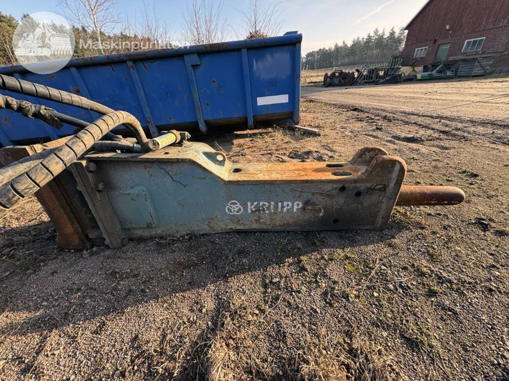 Krupp HM 1000 Hydraulhammare - Hidraulikus törőfej - Építőipari gépek: 2 kép. Krupp HM 1000 Hydraulhammare - Hidraulikus törőfej - Építőipari gépek: 2 kép.