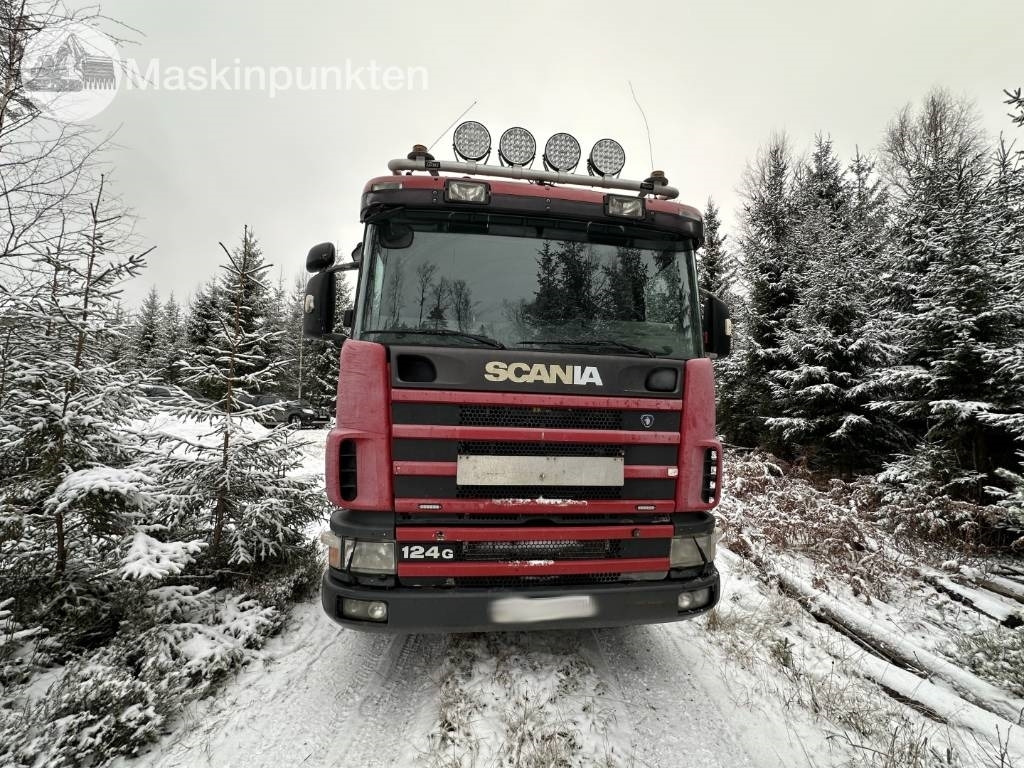 Scania 124 G Dunderbygge - Rönkszállító teherautó: 2 kép. Scania 124 G Dunderbygge - Rönkszállító teherautó: 2 kép.