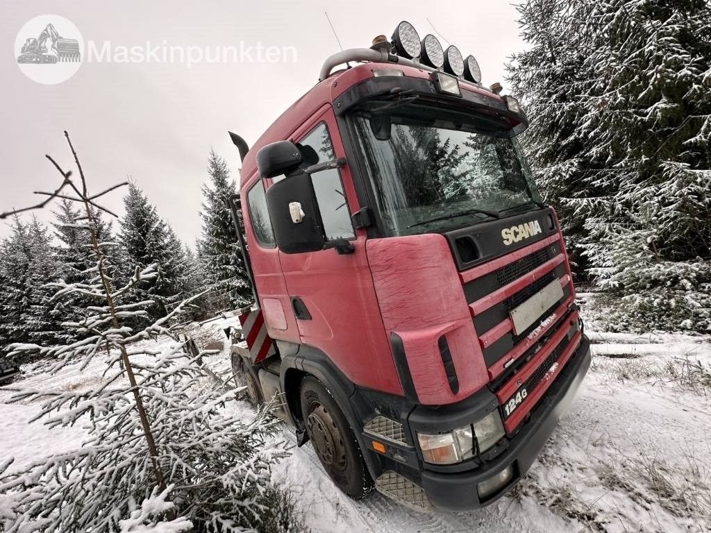 Scania 124 G Dunderbygge - Rönkszállító teherautó: 3 kép. Scania 124 G Dunderbygge - Rönkszállító teherautó: 3 kép.