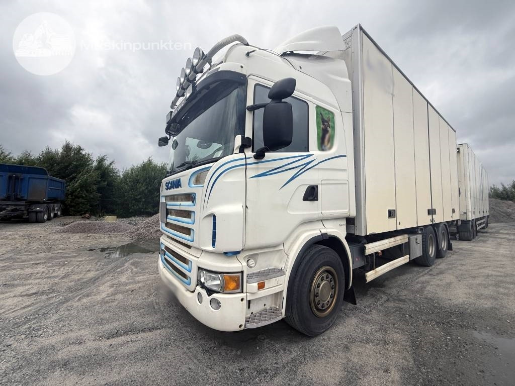 Scania R 480 LB - Dobozos felépítményű teherautó: 1 kép. Scania R 480 LB - Dobozos felépítményű teherautó: 1 kép.