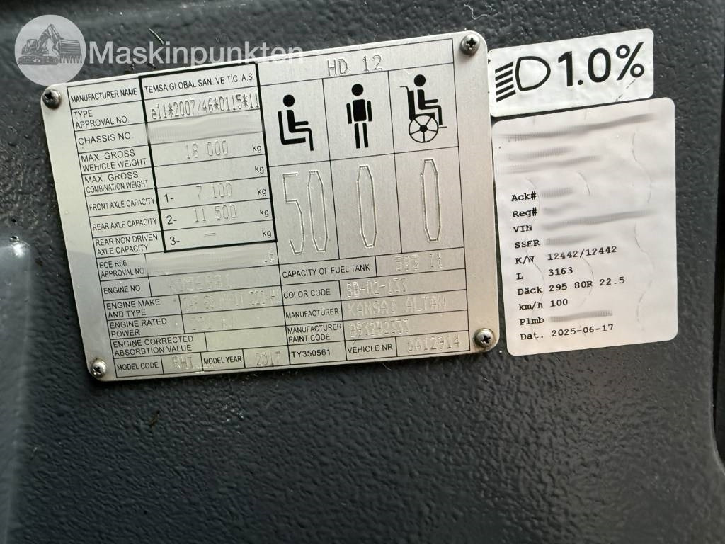 Távolsági busz Temsa HD 12: 41 kép.