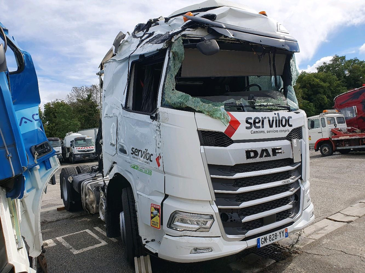 DAF XF 480 - Nyergesvontató: 1 kép. DAF XF 480 - Nyergesvontató: 1 kép.