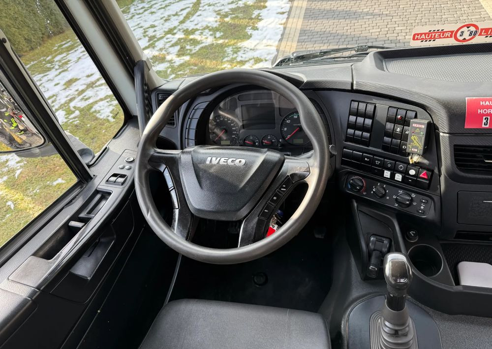 Billenőplatós teherautó Iveco STRALIS 330 / 4x2 / FASSI F135 / WYWROTKA: 14 kép.
