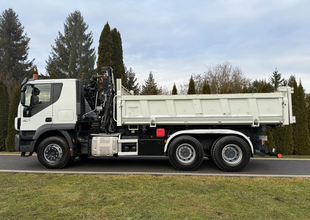 Iveco TRAKKER 450 6X4 PODWÓJNA HYDRO-BURTA HIAB 104 - Billenőplatós teherautó: 5 kép. Iveco TRAKKER 450 6X4 PODWÓJNA HYDRO-BURTA HIAB 104 - Billenőplatós teherautó: 5 kép.