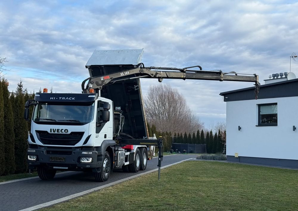 Iveco TRAKKER 450 6X4 PODWÓJNA HYDRO-BURTA HIAB 104 - Billenőplatós teherautó: 1 kép. Iveco TRAKKER 450 6X4 PODWÓJNA HYDRO-BURTA HIAB 104 - Billenőplatós teherautó: 1 kép.