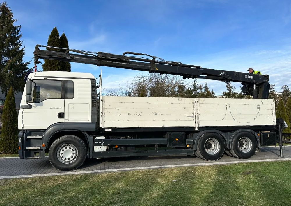 MAN TGA 24.410 6x4 HIAB MANUAL - Platós teherautó, Darus autó: 5 kép. MAN TGA 24.410 6x4 HIAB MANUAL - Platós teherautó, Darus autó: 5 kép.