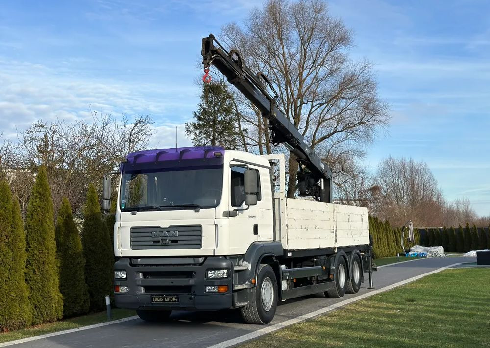 MAN TGA 24.410 6x4 HIAB MANUAL - Platós teherautó, Darus autó: 1 kép. MAN TGA 24.410 6x4 HIAB MANUAL - Platós teherautó, Darus autó: 1 kép.