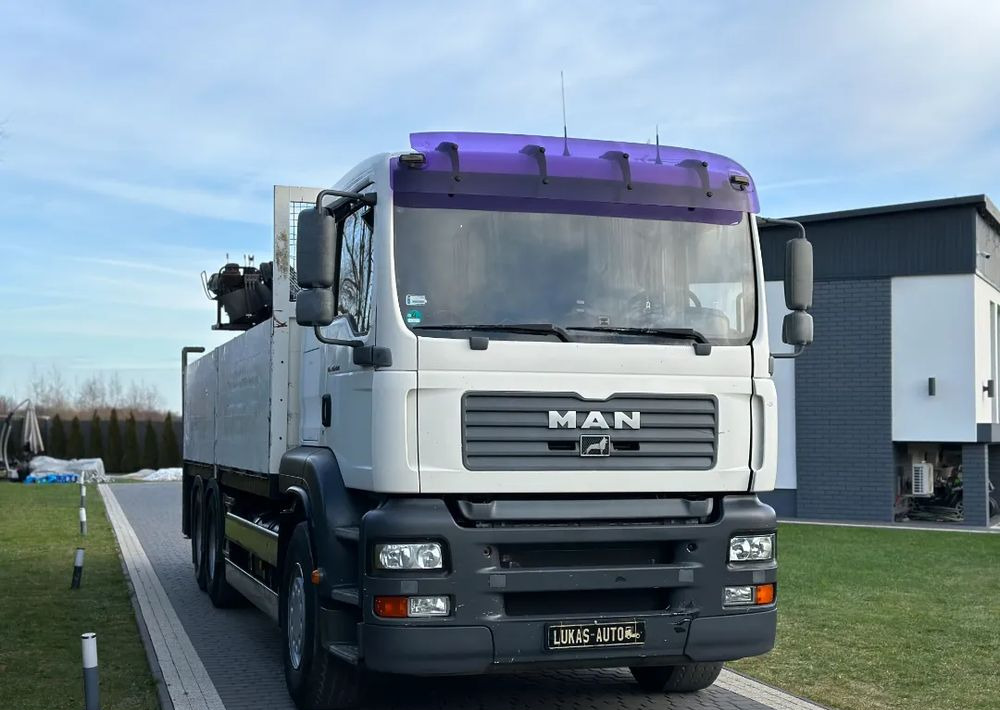 MAN TGA 24.410 6x4 HIAB MANUAL - Platós teherautó, Darus autó: 4 kép. MAN TGA 24.410 6x4 HIAB MANUAL - Platós teherautó, Darus autó: 4 kép.