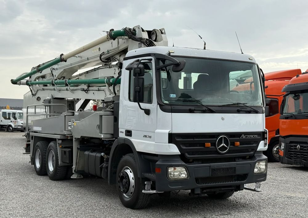 Mercedes-Benz ACTROS 2636 6X4 36 M WAITZINGER - Betonpumpa: 3 kép. Mercedes-Benz ACTROS 2636 6X4 36 M WAITZINGER - Betonpumpa: 3 kép.