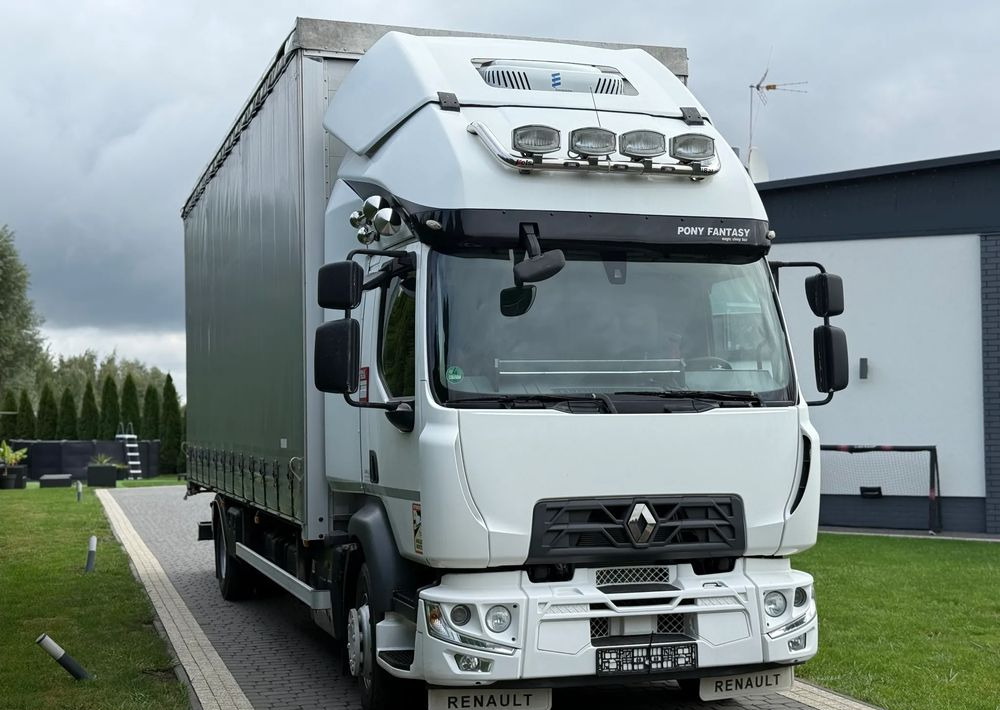 Renault D14 MANUAL KLIMATYZACJA POSTOJOWA - Ponyvás teherautó: 3 kép. Renault D14 MANUAL KLIMATYZACJA POSTOJOWA - Ponyvás teherautó: 3 kép.