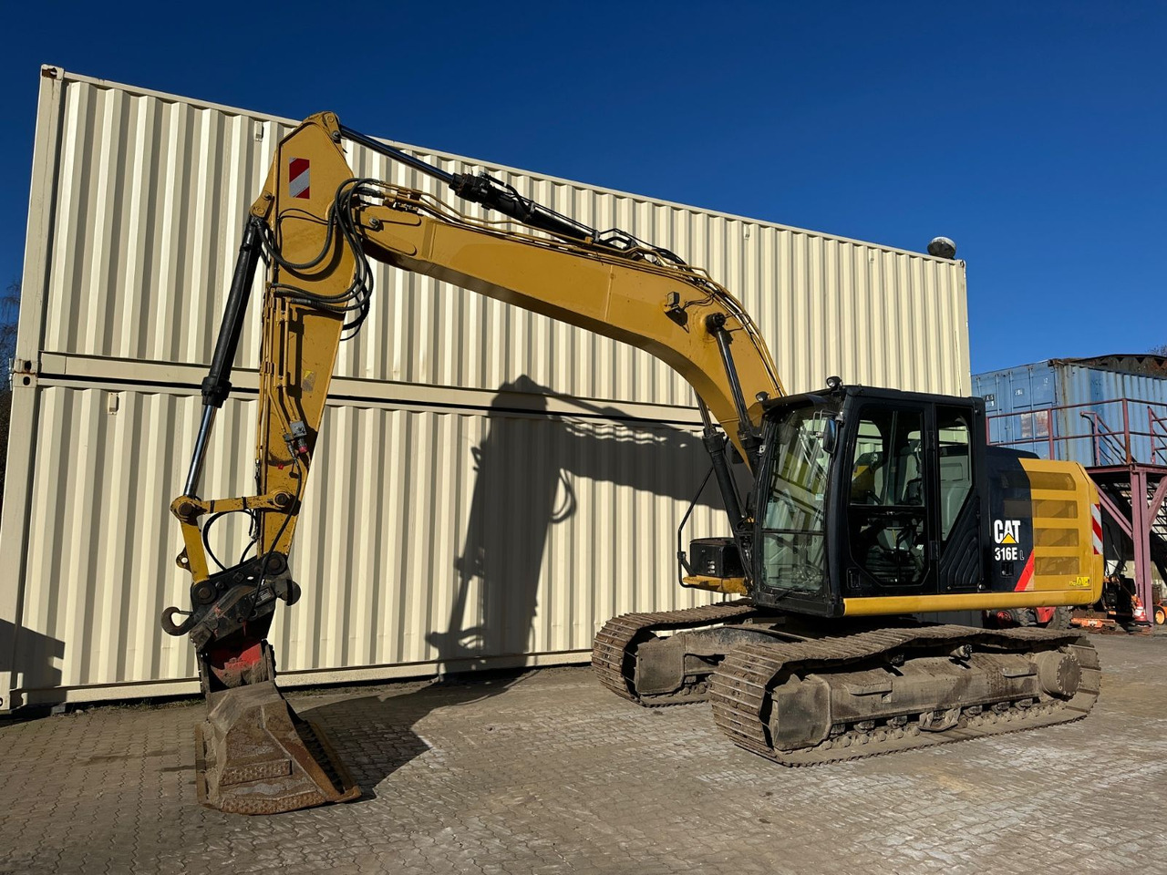 CAT 316EL / 2011 BJ / Deutsche Maschine - Lánctalpas kotró: 3 kép. CAT 316EL / 2011 BJ / Deutsche Maschine - Lánctalpas kotró: 3 kép.