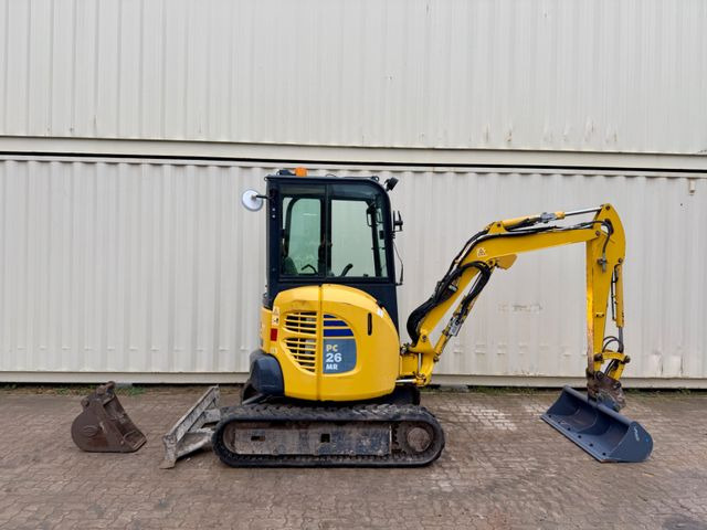 Komatsu PC26MR-3 / 2020 BJ / 2 x Löffel - Minikotró: 5 kép. Komatsu PC26MR-3 / 2020 BJ / 2 x Löffel - Minikotró: 5 kép.
