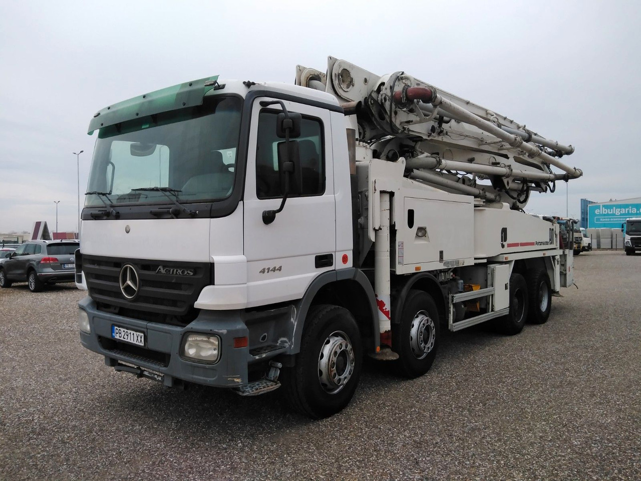 Mercedes-Benz ACTROS 4144 PUTZMEISTER M42 - Betonpumpa: 3 kép. Mercedes-Benz ACTROS 4144 PUTZMEISTER M42 - Betonpumpa: 3 kép.