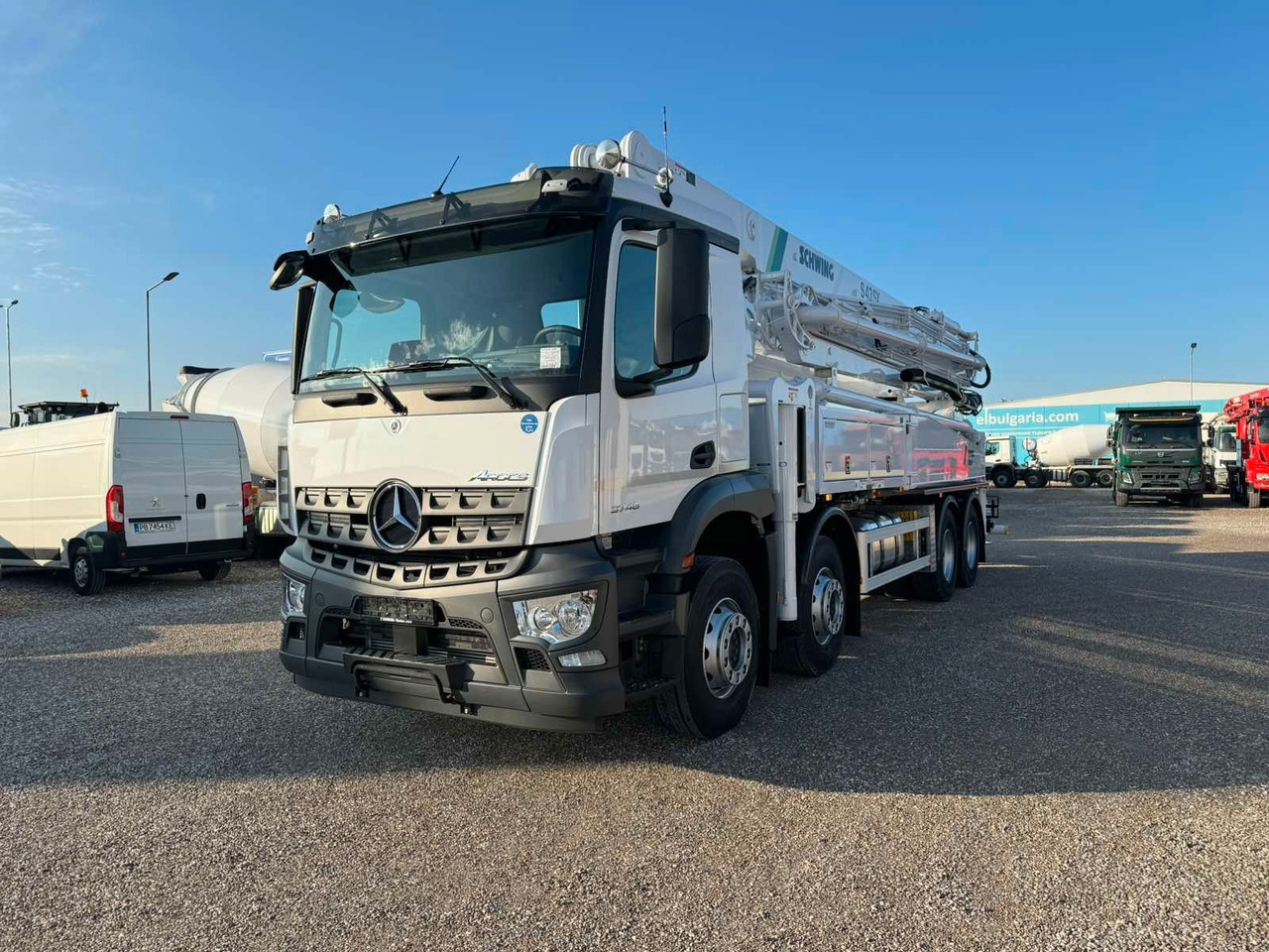 Mercedes-Benz AROCS 3746 SCHWING S43SX III - Betonpumpa: 3 kép. Mercedes-Benz AROCS 3746 SCHWING S43SX III - Betonpumpa: 3 kép.