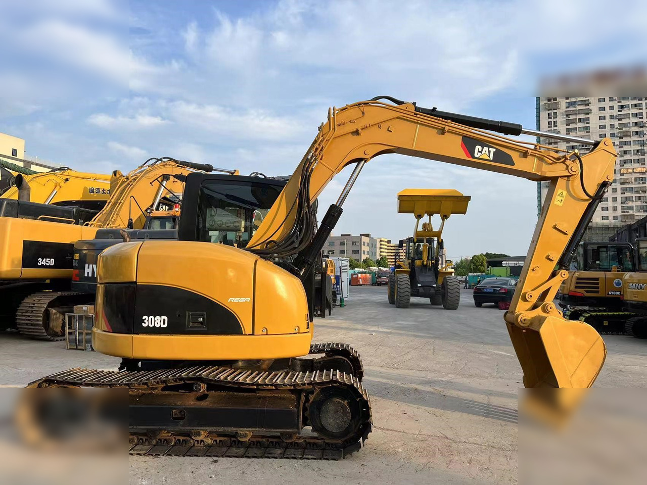 CATERPILLAR 308D - Lánctalpas kotró: 3 kép. CATERPILLAR 308D - Lánctalpas kotró: 3 kép.
