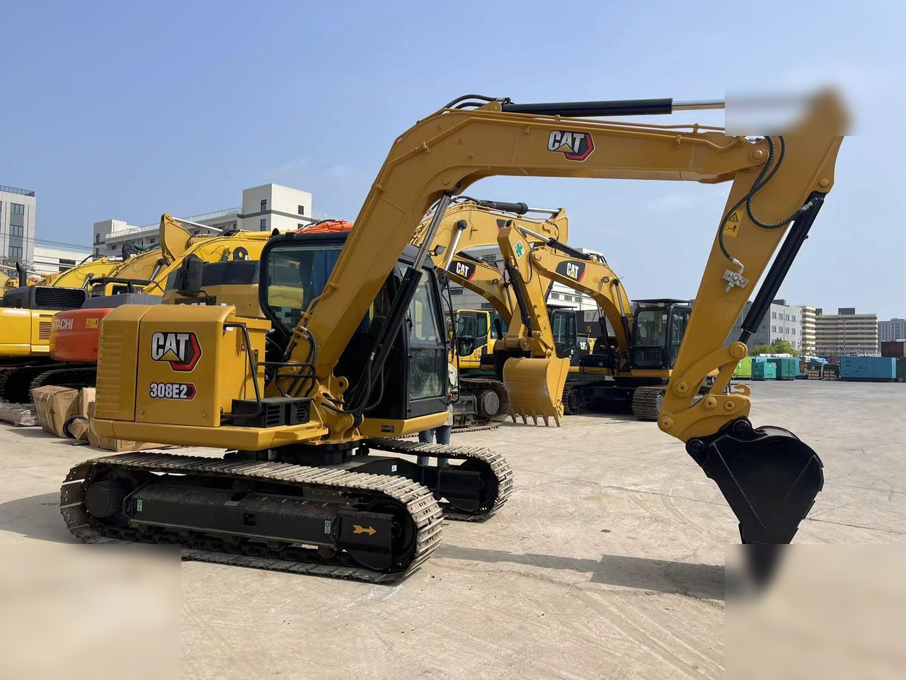 CATERPILLAR 308E2 - Lánctalpas kotró: 4 kép. CATERPILLAR 308E2 - Lánctalpas kotró: 4 kép.