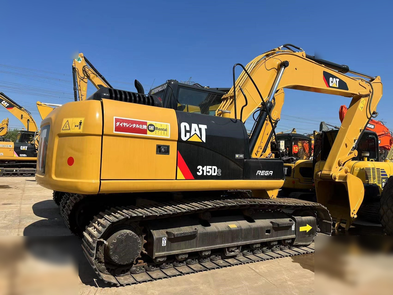 CATERPILLAR 315D - Lánctalpas kotró: 1 kép. CATERPILLAR 315D - Lánctalpas kotró: 1 kép.