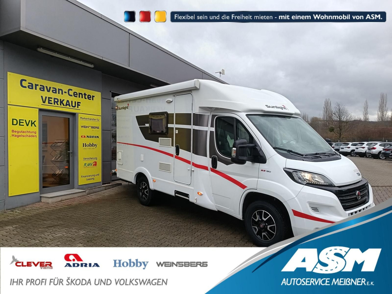 Sunlight T 58*MARKISE*SOLAR*SAT*TV*ROLLER TRÄGER - Félintegrált lakóautó: 1 kép. Sunlight T 58*MARKISE*SOLAR*SAT*TV*ROLLER TRÄGER - Félintegrált lakóautó: 1 kép.