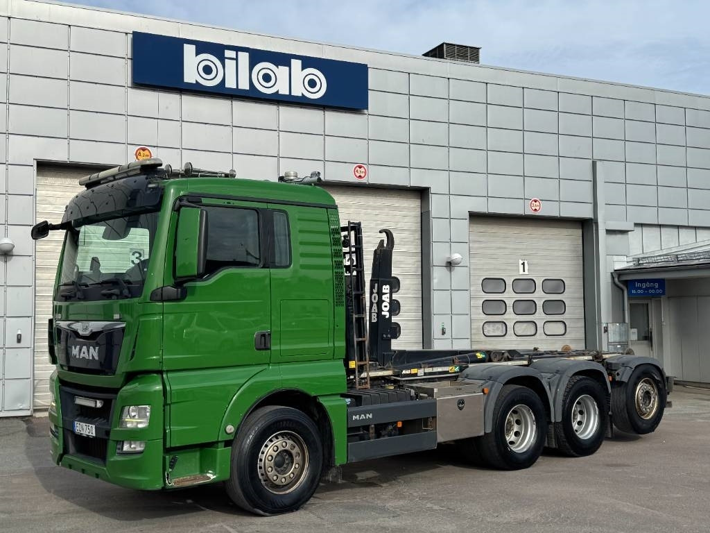 MAN TGX 35.480 8x4-4 Lastväxlare - Horgos rakodó teherautó: 1 kép. MAN TGX 35.480 8x4-4 Lastväxlare - Horgos rakodó teherautó: 1 kép.