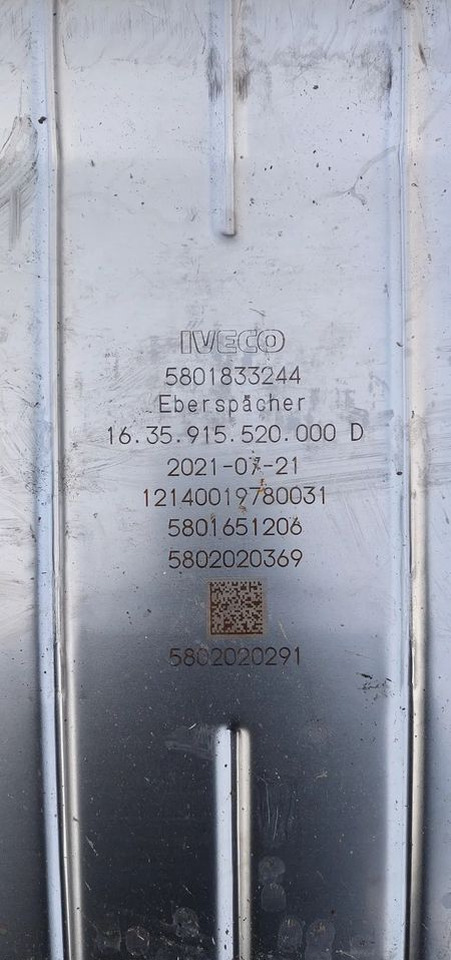 IVECO EUROCARGO EURO 6 KATALIZATOR TŁUMIK NOWY 5801833244 - Katalizátor - Teherautó: 3 kép. IVECO EUROCARGO EURO 6 KATALIZATOR TŁUMIK NOWY 5801833244 - Katalizátor - Teherautó: 3 kép.