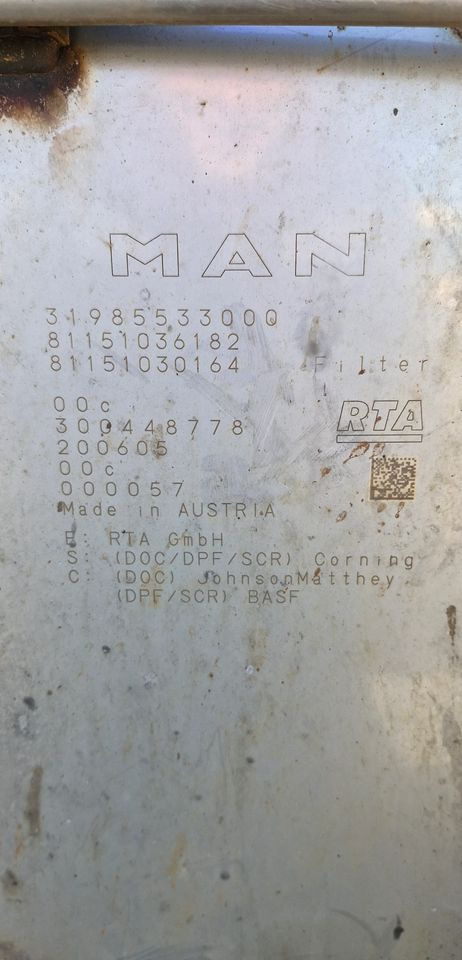 MAN TG3 TGX TGS KATALIZATOR TŁUMIK 81.151036182 81.151030164 - Katalizátor: 5 kép. MAN TG3 TGX TGS KATALIZATOR TŁUMIK 81.151036182 81.151030164 - Katalizátor: 5 kép.