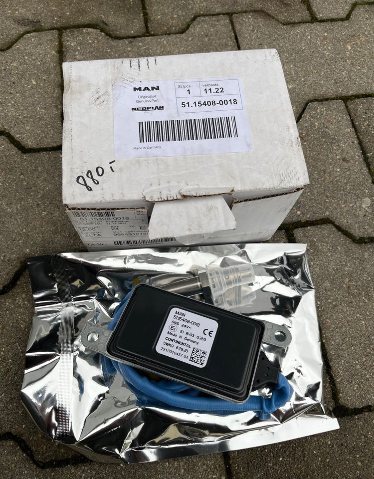 NOWY czujnik NOX MAN TGX TGS euro 6 sensor - Kipufogórendszer - Teherautó: 1 kép. NOWY czujnik NOX MAN TGX TGS euro 6 sensor - Kipufogórendszer - Teherautó: 1 kép.