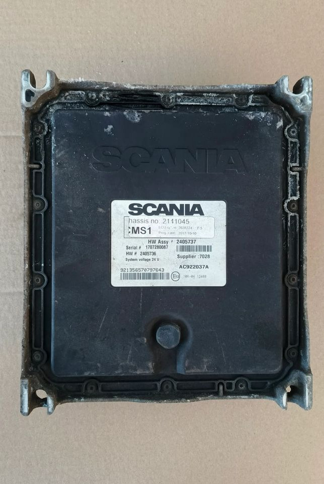SCANIA R S STEROWNIK KOMPUTER MODUŁ CMS1 2405736 - ECU - Teherautó: 1 kép. SCANIA R S STEROWNIK KOMPUTER MODUŁ CMS1 2405736 - ECU - Teherautó: 1 kép.