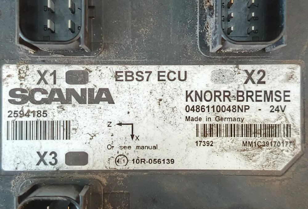 SCANIA R S STEROWNIK KOMPUTER MODUŁ EBS7 2594185 - ECU - Teherautó: 2 kép. SCANIA R S STEROWNIK KOMPUTER MODUŁ EBS7 2594185 - ECU - Teherautó: 2 kép.