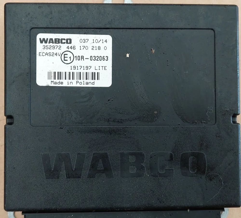 WABCO KOMPUTER STEROWNIK - ECU - Teherautó: 1 kép. WABCO KOMPUTER STEROWNIK - ECU - Teherautó: 1 kép.