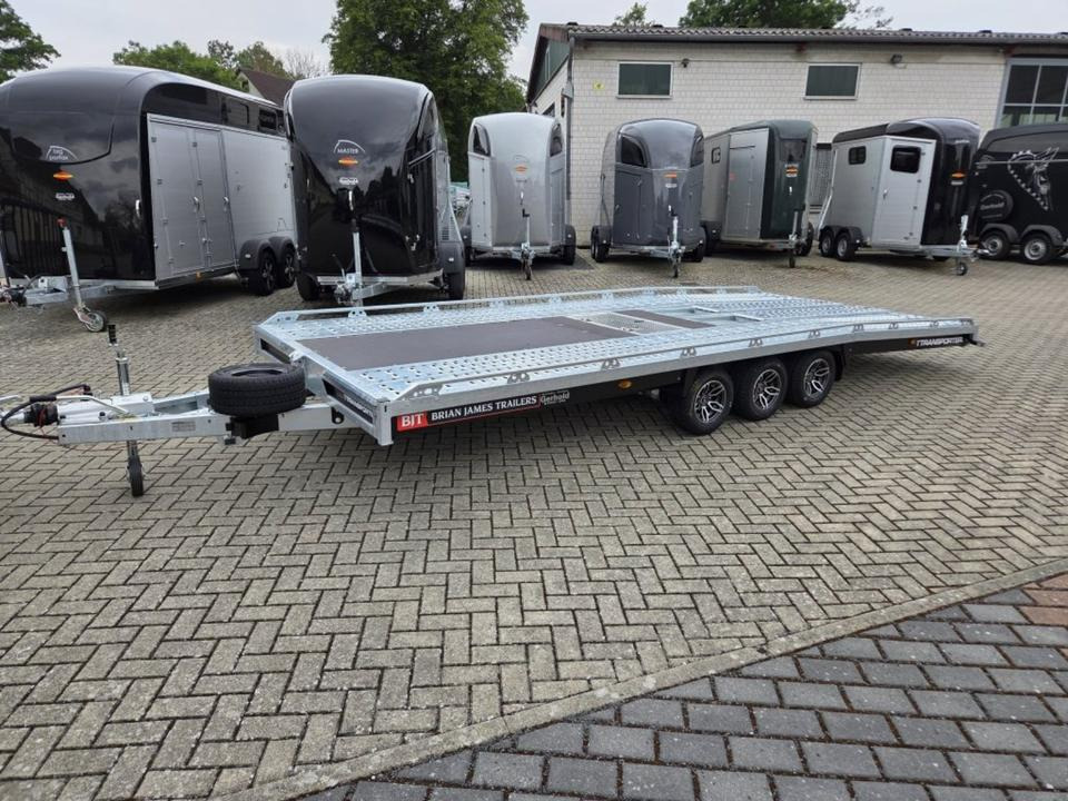 Autotransporter Anhänger Brian James T Transporter 5.5 x 2.24m - Pótkocsi autószállító: 1 kép. Autotransporter Anhänger Brian James T Transporter 5.5 x 2.24m - Pótkocsi autószállító: 1 kép.