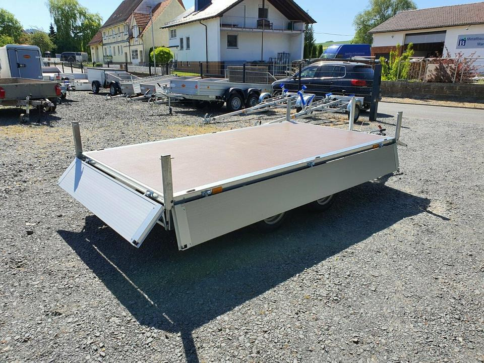 Platós pótkocsi Böckmann 3016/27 F PKW-Anhänger Hochlader 2,7 to: 10 kép.