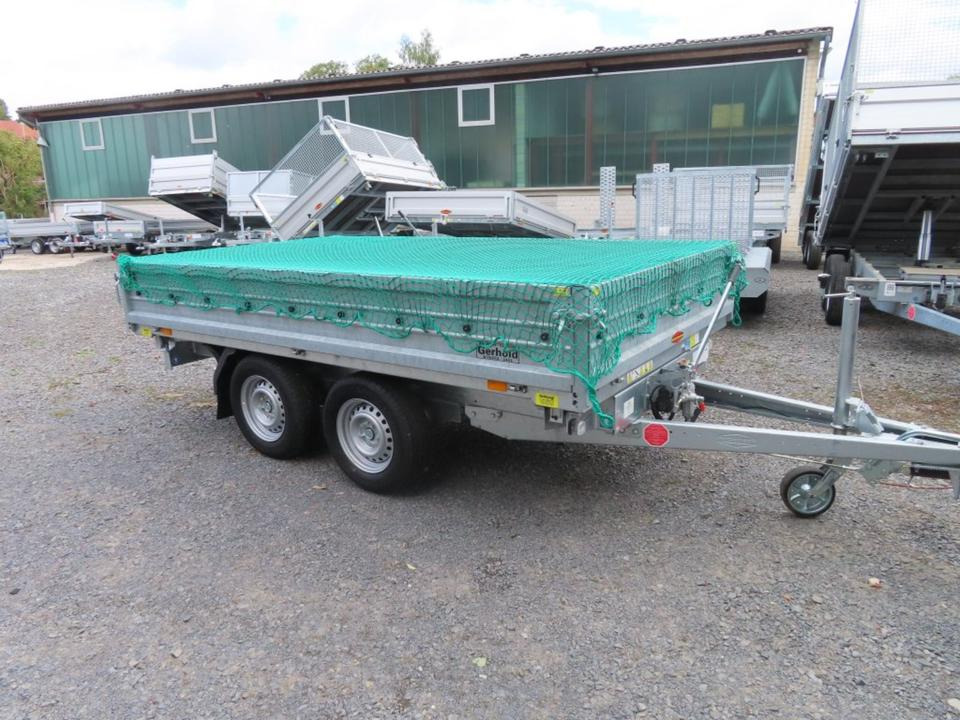 Böckmann Dreiseitenkipper, Stahl DK-ST 3218/27P PKW-Anhänger - Pótkocsi billenőplatós: 3 kép. Böckmann Dreiseitenkipper, Stahl DK-ST 3218/27P PKW-Anhänger - Pótkocsi billenőplatós: 3 kép.