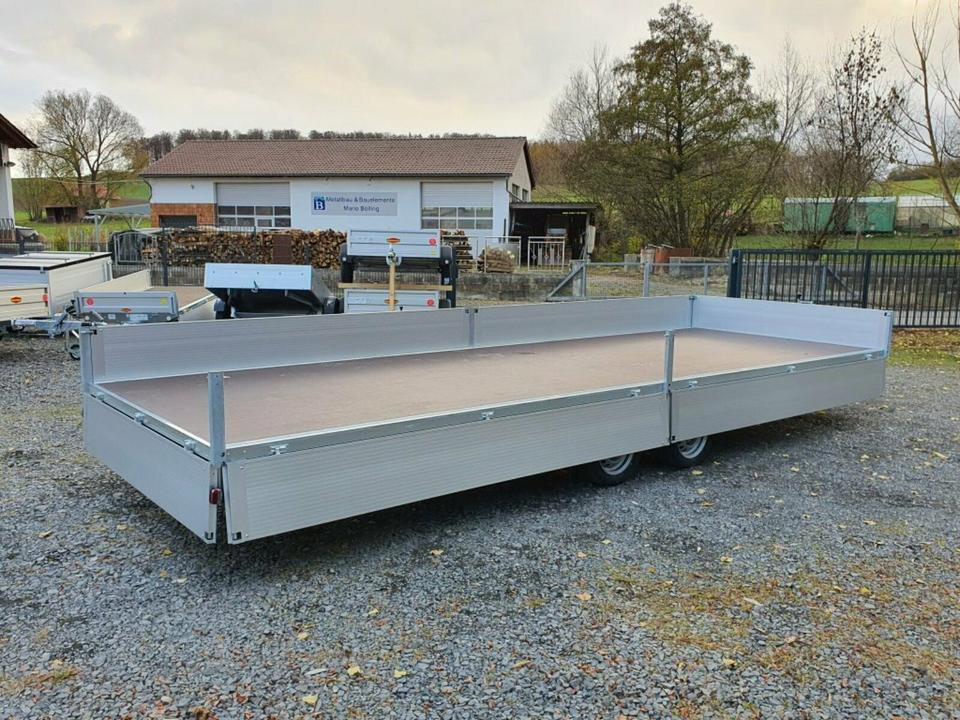 Platós pótkocsi Böckmann PKW-Anhänger, 3500 kg, 13 Zoll, Hochlader: 13 kép.