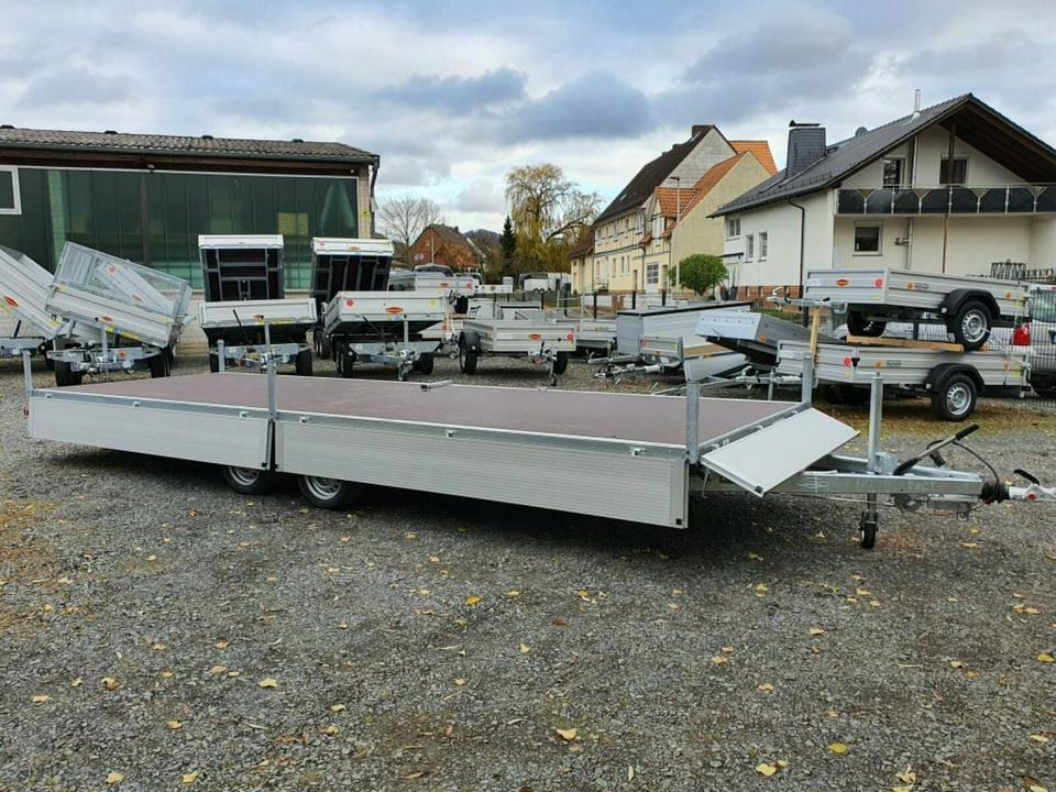 Platós pótkocsi Böckmann PKW-Anhänger, 3500 kg, 13 Zoll, Hochlader: 8 kép.