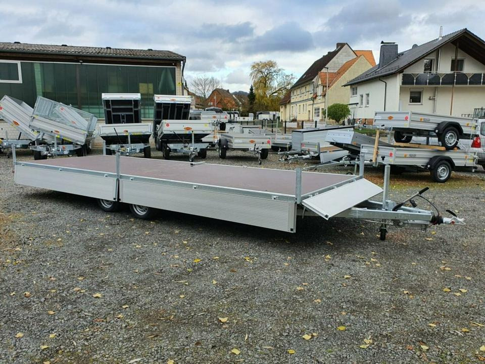 Platós pótkocsi Böckmann PKW-Anhänger, 3500 kg, 13 Zoll, Hochlader: 9 kép.