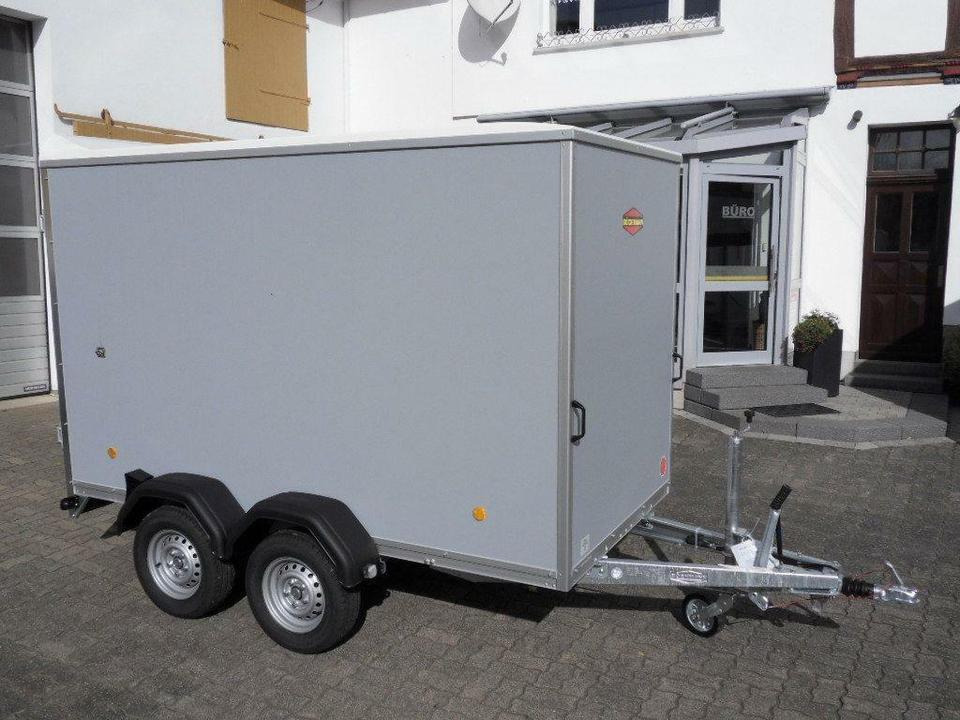 Böckmann PKW-Anhänger Koffer KT 3015/20 M - Pótkocsi dobozos: 2 kép. Böckmann PKW-Anhänger Koffer KT 3015/20 M - Pótkocsi dobozos: 2 kép.