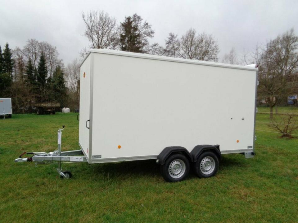 Böckmann, PKW Anhänger, Kofferanhänger KT 4018/27 H, 100 km/h - Pótkocsi dobozos: 2 kép. Böckmann, PKW Anhänger, Kofferanhänger KT 4018/27 H, 100 km/h - Pótkocsi dobozos: 2 kép.