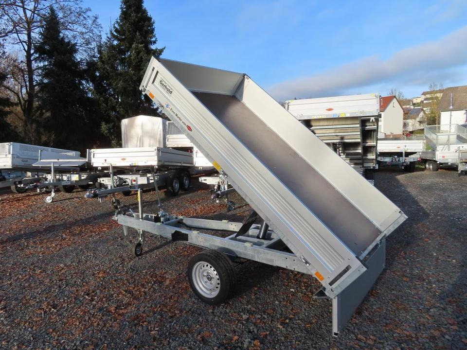 PKW-Anhänger TPV HL-ERK 2515/18 Rückwärtskipper 1,5 to EasyKipp - Pótkocsi billenőplatós: 2 kép. PKW-Anhänger TPV HL-ERK 2515/18 Rückwärtskipper 1,5 to EasyKipp - Pótkocsi billenőplatós: 2 kép.