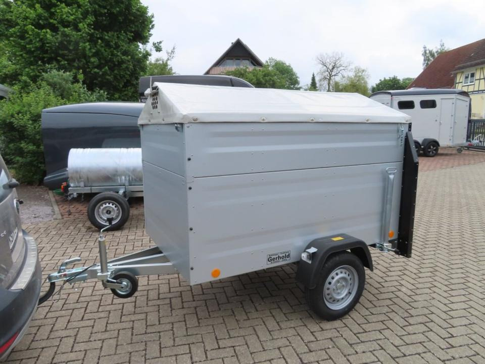 TPV Kleinviehanhänger 750kg Flügeltür Viehanhänger Ziegen Schafe - Pótkocsi állatszállító: 2 kép. TPV Kleinviehanhänger 750kg Flügeltür Viehanhänger Ziegen Schafe - Pótkocsi állatszállító: 2 kép.