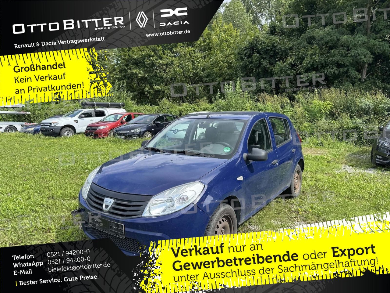 Dacia Sandero 1.4 +ZAHNRIEMEN GERISSEN+ - Autó: 1 kép. Dacia Sandero 1.4 +ZAHNRIEMEN GERISSEN+ - Autó: 1 kép.