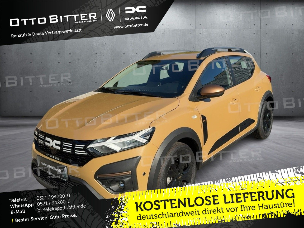 Dacia Sandero Stepway Extreme TCe110 CITY-PAKET/NAVI - Szedán: 1 kép. Dacia Sandero Stepway Extreme TCe110 CITY-PAKET/NAVI - Szedán: 1 kép.