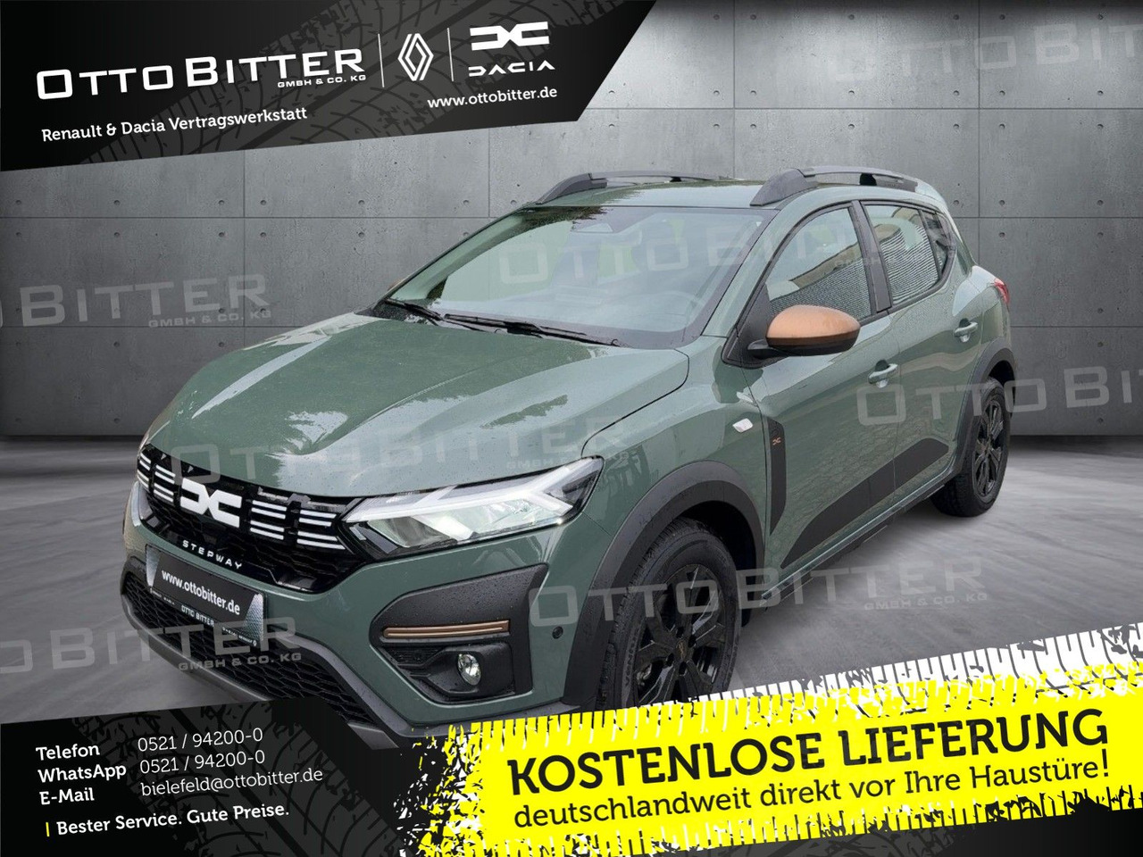 Dacia Sandero Stepway Extreme TCe110 CITY-PAKET - Szedán: 1 kép. Dacia Sandero Stepway Extreme TCe110 CITY-PAKET - Szedán: 1 kép.