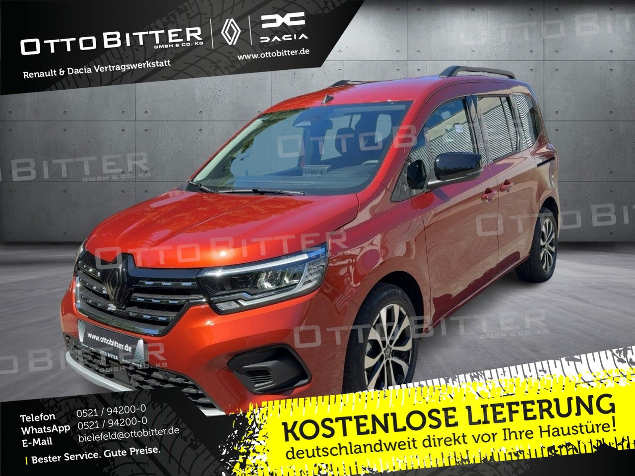 Renault Kangoo Techno TCe130 EDC SITZH/ALU/ALU/EASY-LINK - Kisbusz: 1 kép. Renault Kangoo Techno TCe130 EDC SITZH/ALU/ALU/EASY-LINK - Kisbusz: 1 kép.