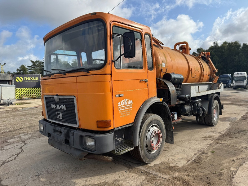 Szippantós autó MAN 16.168 (8000L / BIG AXLE & STEEL SUSPENSION / GRAND PONT & SUSPENSION LAMES): 1 kép.