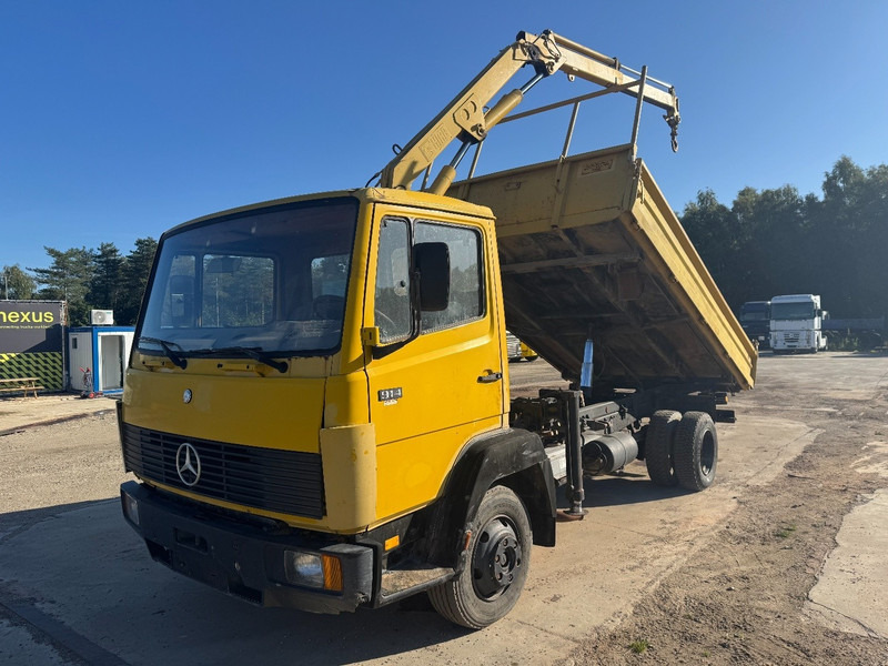 Mercedes-Benz SK 914 (STEEL SUSPENSION / HIAB CRANE / 6 CYLINDER WITH MANUAL PUMP / PERFECT GERMAN TRUCK !!!) - Billenőplatós teherautó, Darus autó: 1 kép. Mercedes-Benz SK 914 (STEEL SUSPENSION / HIAB CRANE / 6 CYLINDER WITH MANUAL PUMP / PERFECT GERMAN TRUCK !!!) - Billenőplatós teherautó, Darus autó: 1 kép.