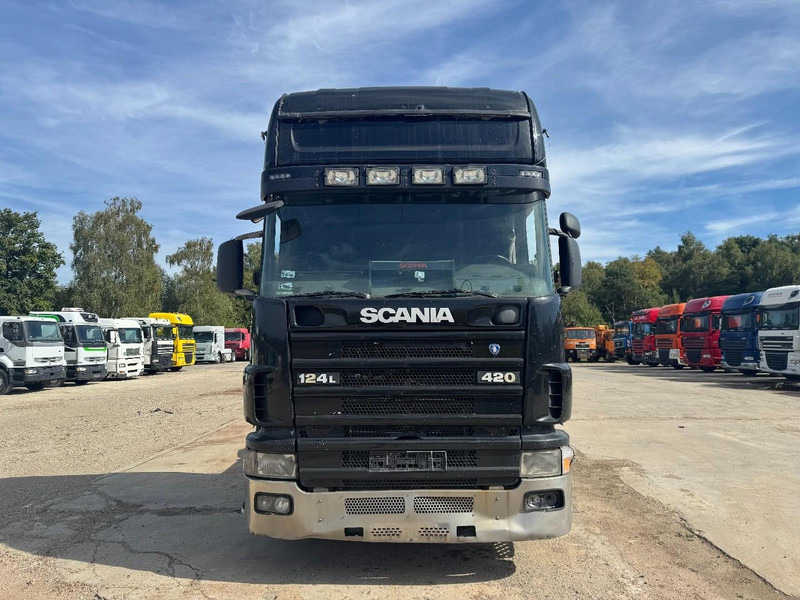 Scania 124 - 420 Topline (MANUAL GEARBOX / BOITE MANUELLE / RETARDER) - Nyergesvontató: 2 kép. Scania 124 - 420 Topline (MANUAL GEARBOX / BOITE MANUELLE / RETARDER) - Nyergesvontató: 2 kép.