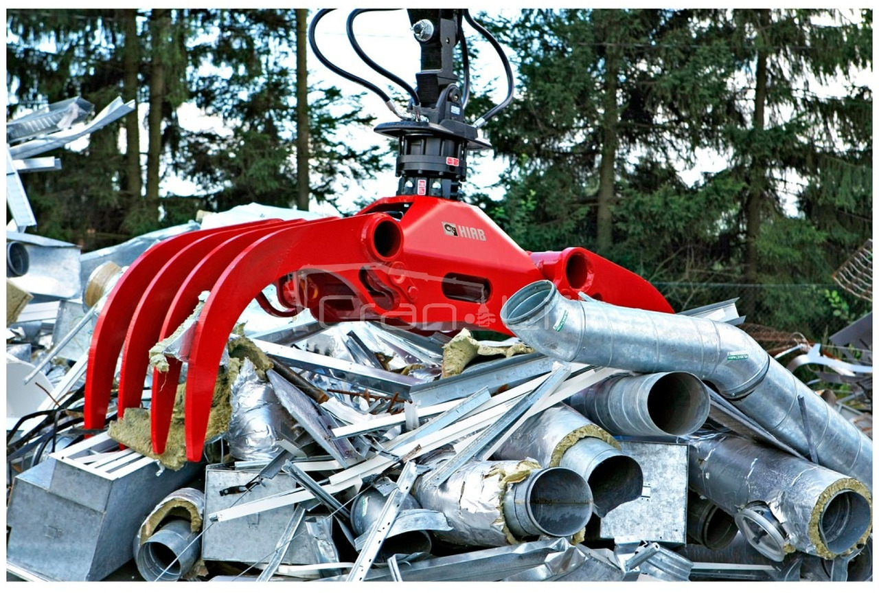 Hiab Loglift RC30 chwytak do biomasy / złomu - Polip kanál: 4 kép. Hiab Loglift RC30 chwytak do biomasy / złomu - Polip kanál: 4 kép.