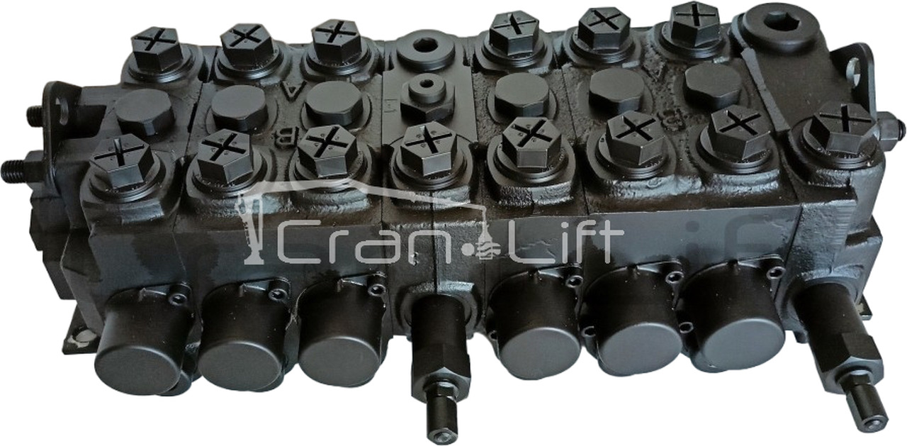 Rozdzielacz Parker F130CF - 6 sekcji / Loglift typ - Hidraulikus szelep - Rakodódaru: 2 kép. Rozdzielacz Parker F130CF - 6 sekcji / Loglift typ - Hidraulikus szelep - Rakodódaru: 2 kép.