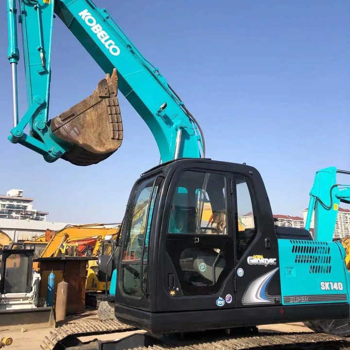 Used High-quality Original Japan Kobelco SK140 Crawler Excavator in Hefei - Kotrógép: 1 kép. Used High-quality Original Japan Kobelco SK140 Crawler Excavator in Hefei - Kotrógép: 1 kép.
